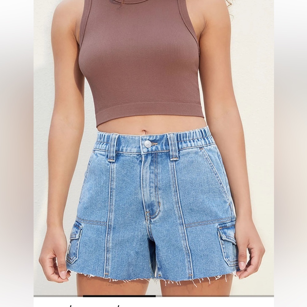 PACSUN Denim Cargo Shorts Worn 1x